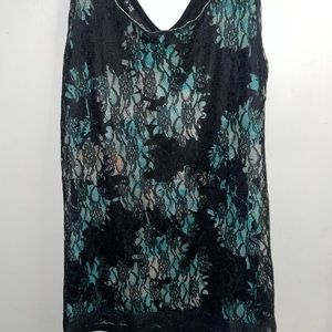 Maurice’s top with lace